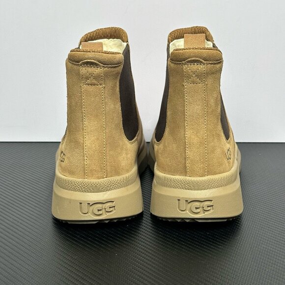 UGG Non-Slip Sheepskin Womens Brown Snow Boots - Picture 5 of 9